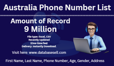 Australia Phone Number List