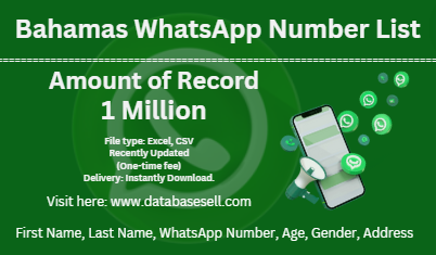 Bahamas WhatsApp Number List