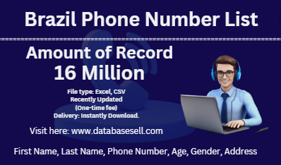 Brazil Phone Number List