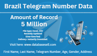 Brazil Telegram Number Data