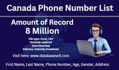 Canada Phone Number List