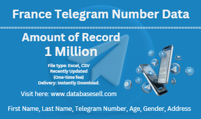 France Telegram Number Data