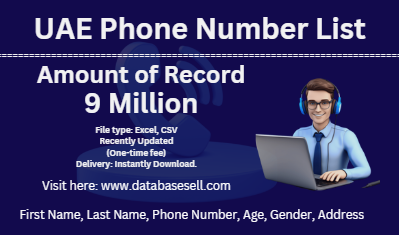 UAE Phone Number List